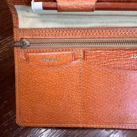 Vintage Pocket Book With Pencil Address book London 100% Pig Skin Wallet - Picture 8 of 16
